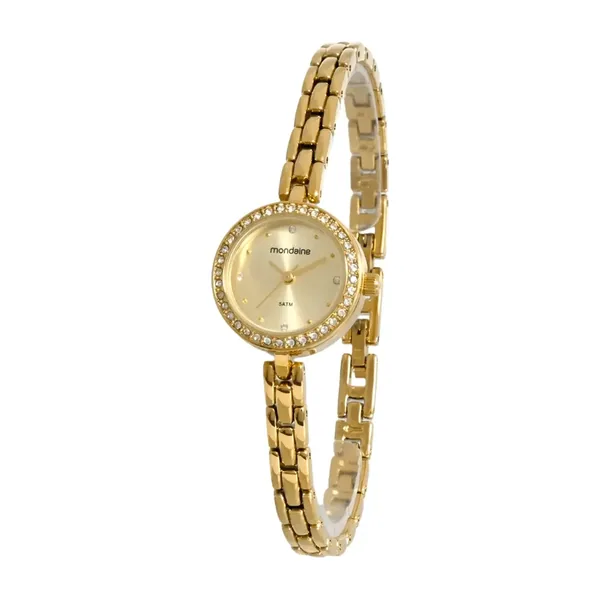 Mondaine Feminino Pequeno Dourado Social 32497LPMVDM