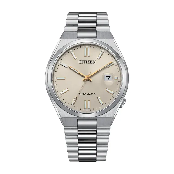 Citizen de aço inoxidável analógico masculino NJ015188W