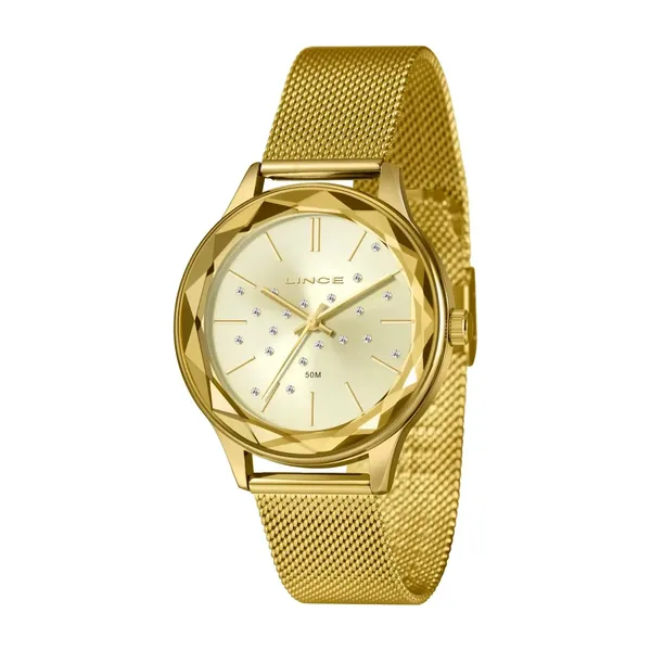 Lince Feminino Dourado Social LRG4782L40