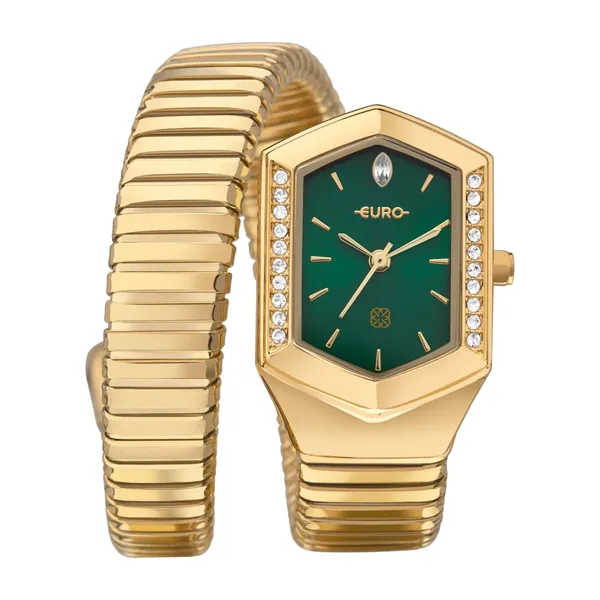 Euro Feminino Serpentes Dourado - EU2035ZAP/5V