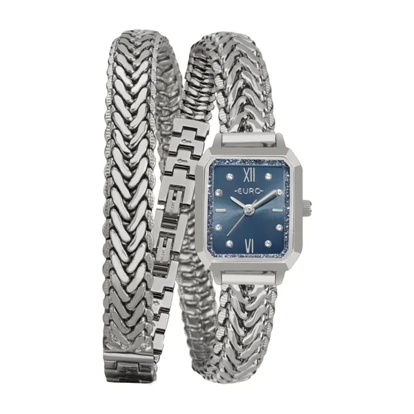 Euro Feminino Mini Lux Prata - EU2035ZBB/5A
