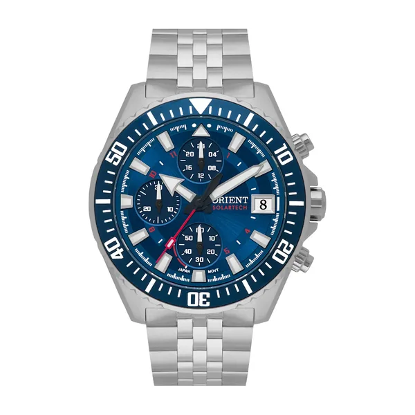 Orient Masculino Solartech Cronógrafo MBSSC310D1SX
