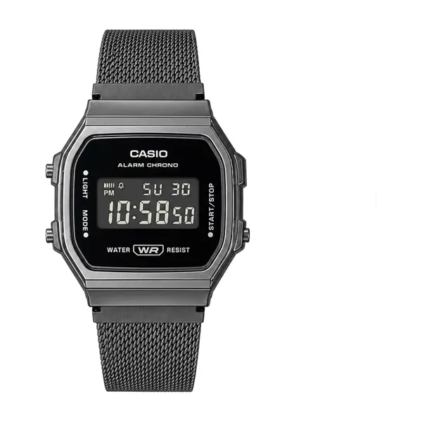 Casio Unissex Vintage Digital Grafite A168WEMB-1BDF