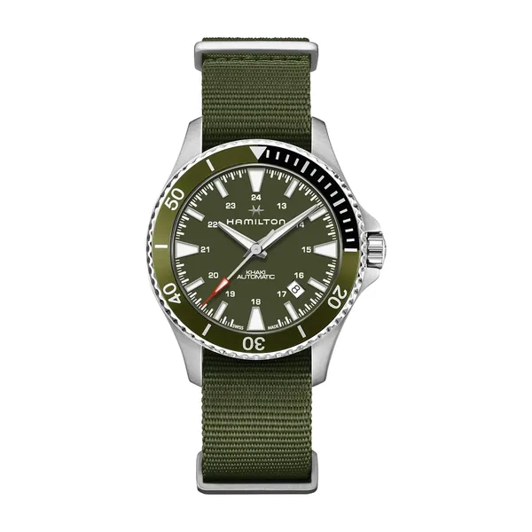 Hamilton Masculino Khaki Navy Automático, Caixa De A