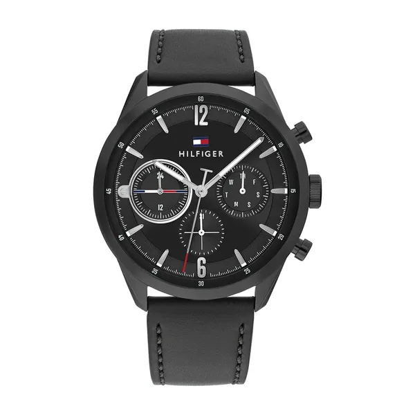 Tommy Hilfiger Masculino Couro Preto 1710674