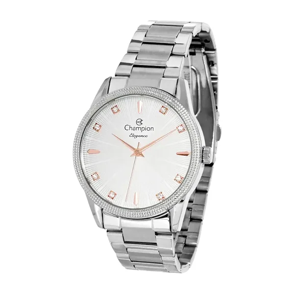 Champion Feminino Prateado Social CN25823Q