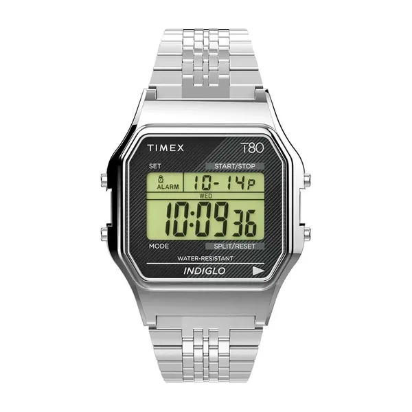 Timex Digital Vintage T80 Prata TW2V19000