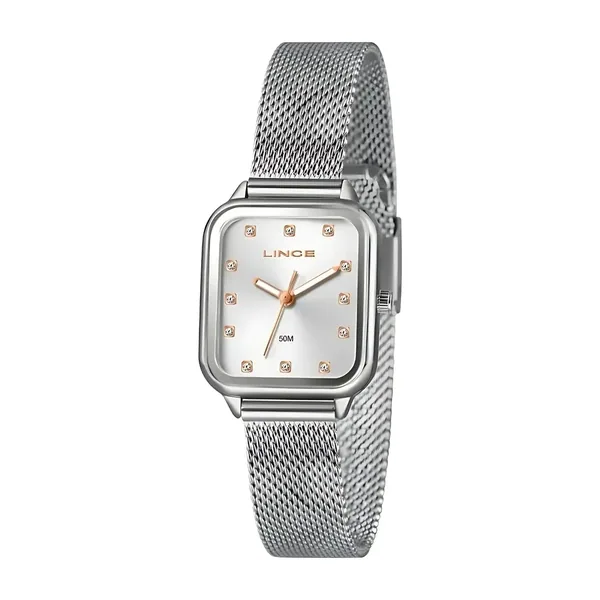 Lince Feminino Prateado Esteira LQMH253L26 S1SX