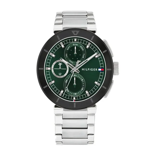 Tommy Hilfiger masculino Lorenzo 1792117 prateado