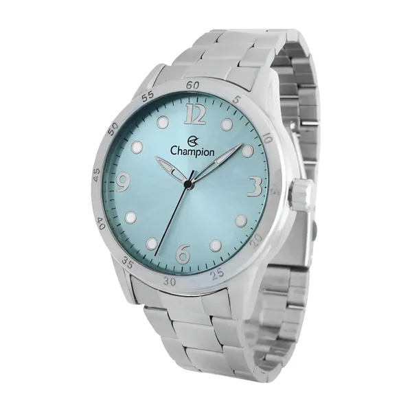 Champion Masculino Prata Aço Inoxidável