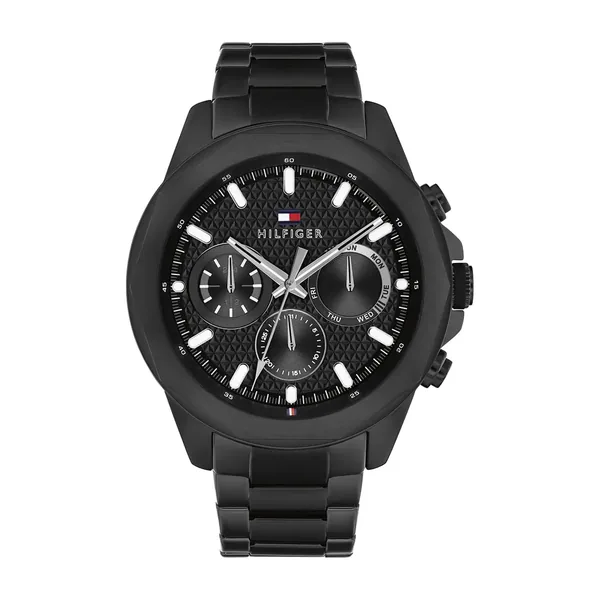 Tommy Hilfiger Masculino Aço Preto 1710653