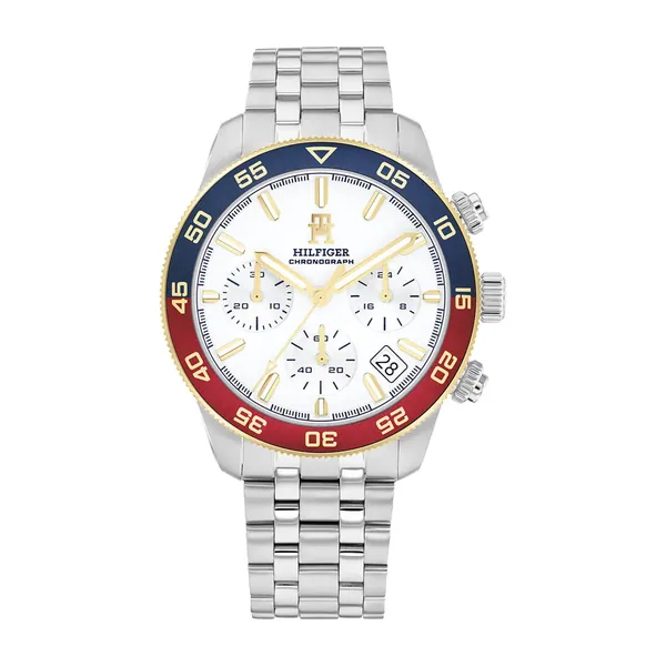 Tommy Hilfiger Masculino Aço Prateado 1792184