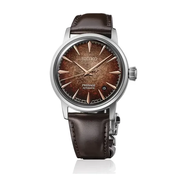 Seiko HCB003J1 Masculino Presag Time Whiskey Mist 39 mm