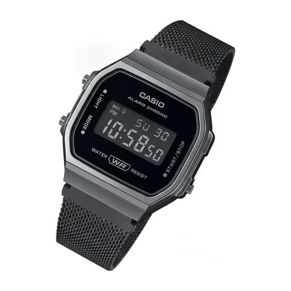 Casio Unissex Digital Vintage Preto A168WEMB-1BDF